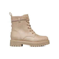 Anfibi beige da ragazza con zip Dieci Baci