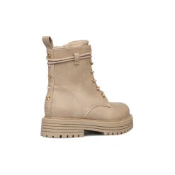 Anfibi beige da ragazza con zip Dieci Baci