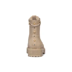 Anfibi beige da ragazza con zip Dieci Baci