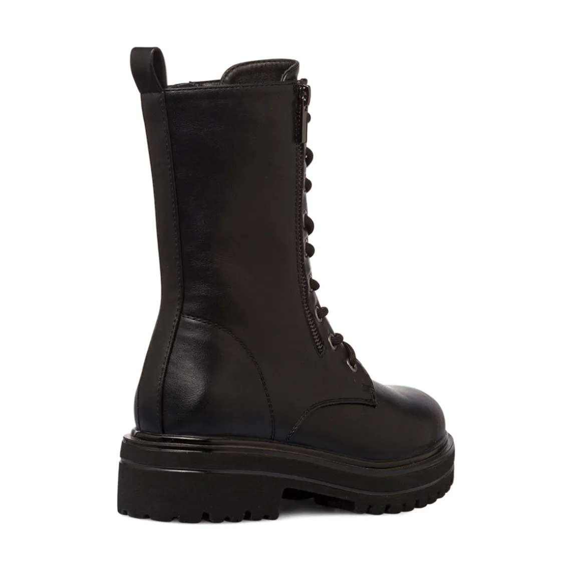 Anfibi da donna neri Lora Ferres con zip