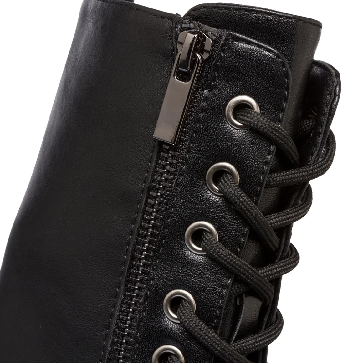 Anfibi da donna neri Lora Ferres con zip