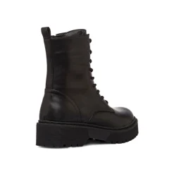 Anfibi da donna neri Lora Ferres con zip