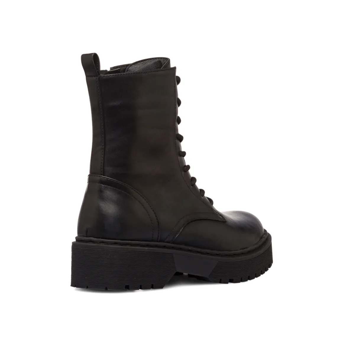 Anfibi da donna neri Lora Ferres con zip