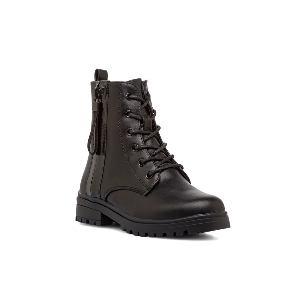 Anfibi da ragazza neri con doppia zip Le scarpe di Alice