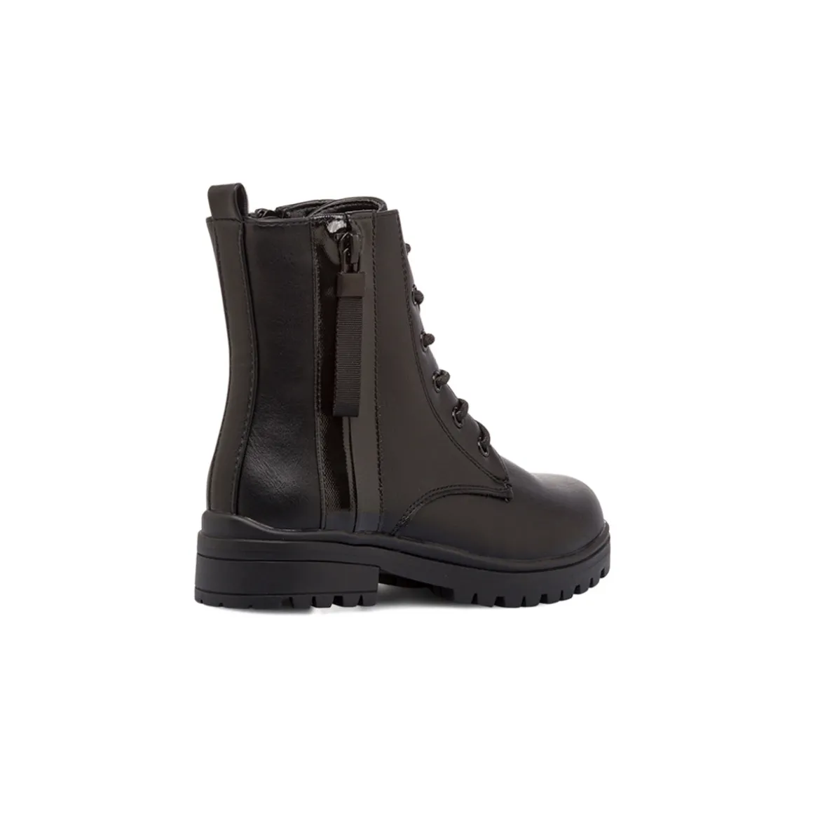 Anfibi da ragazza neri con doppia zip Le scarpe di Alice