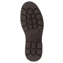 Anfibi da uomo Americanino taupe con chiusura lacci e zip laterale.