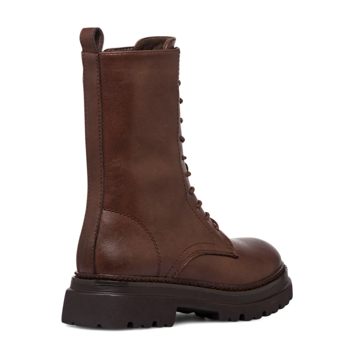 Anfibi marroni da donna con zip Swish Jeans