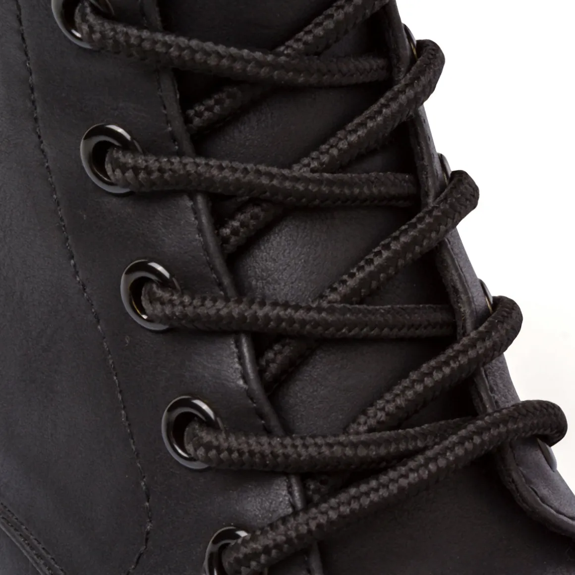 Anfibi neri da Donna con zip laterale Lora Ferres