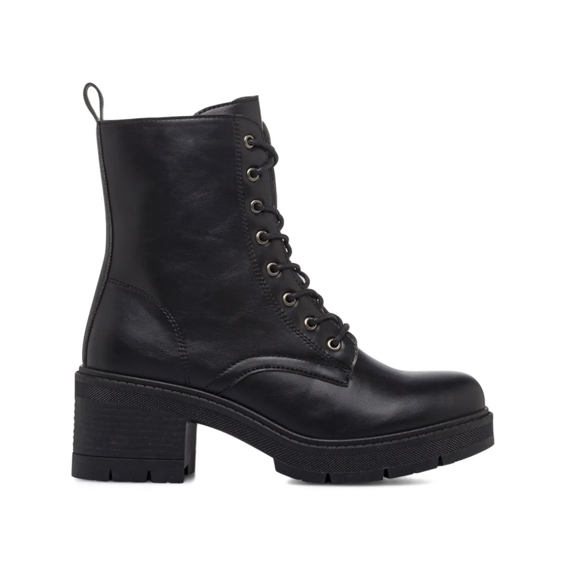 Anfibi neri da Donna con tacco 6 cm Lora Ferres