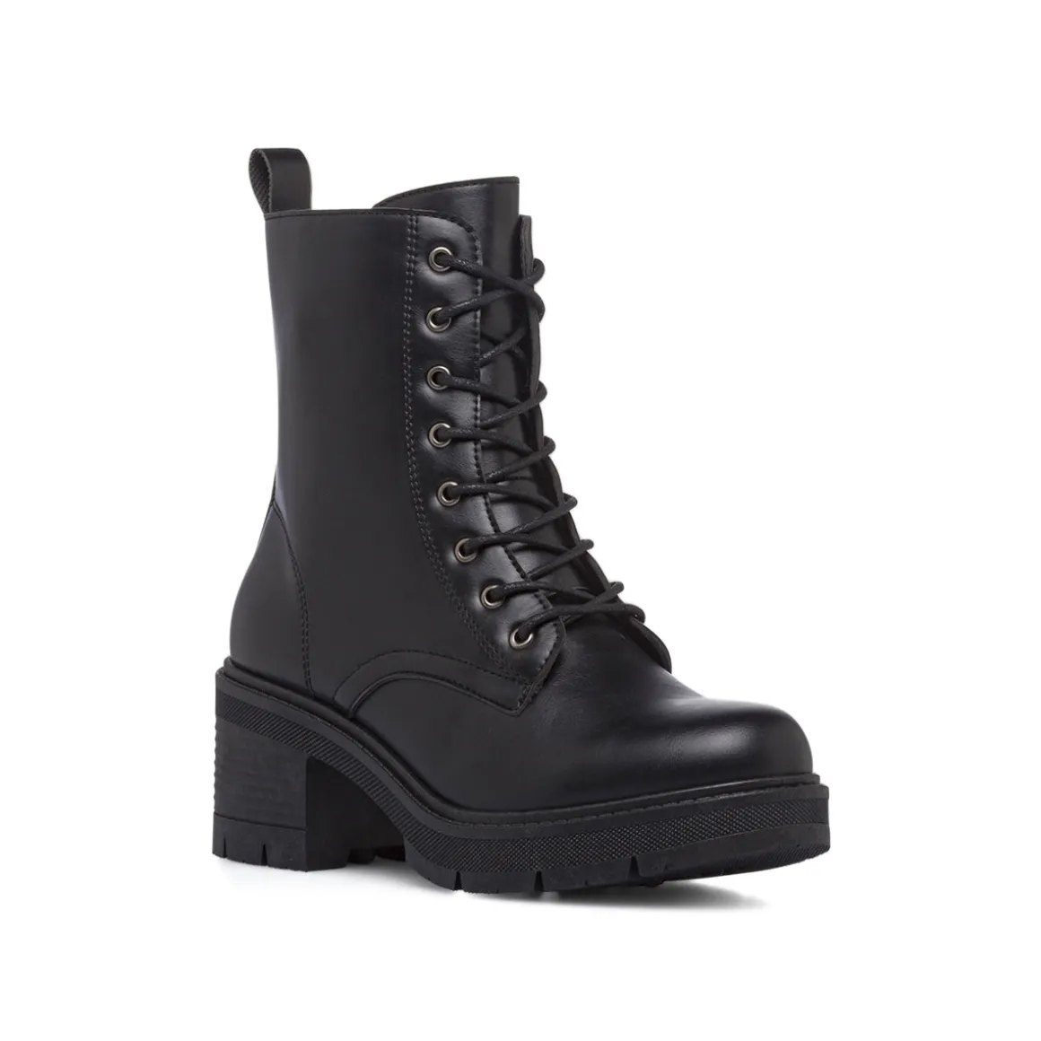 Anfibi neri da Donna con tacco 6 cm Lora Ferres