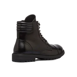 Anfibi neri da uomo con zip Riflessi Urbani