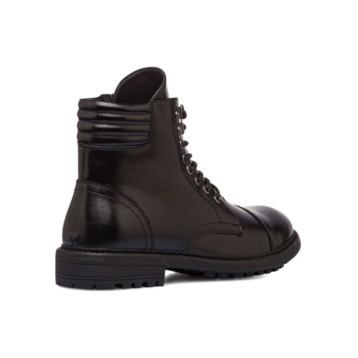 Anfibi neri da uomo con zip Riflessi Urbani