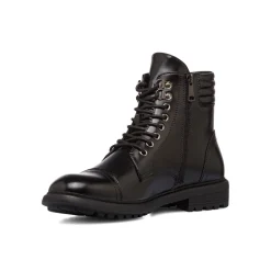 Anfibi neri da uomo con zip Riflessi Urbani