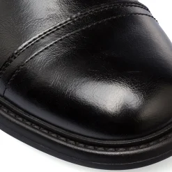 Anfibi neri da uomo con zip Riflessi Urbani
