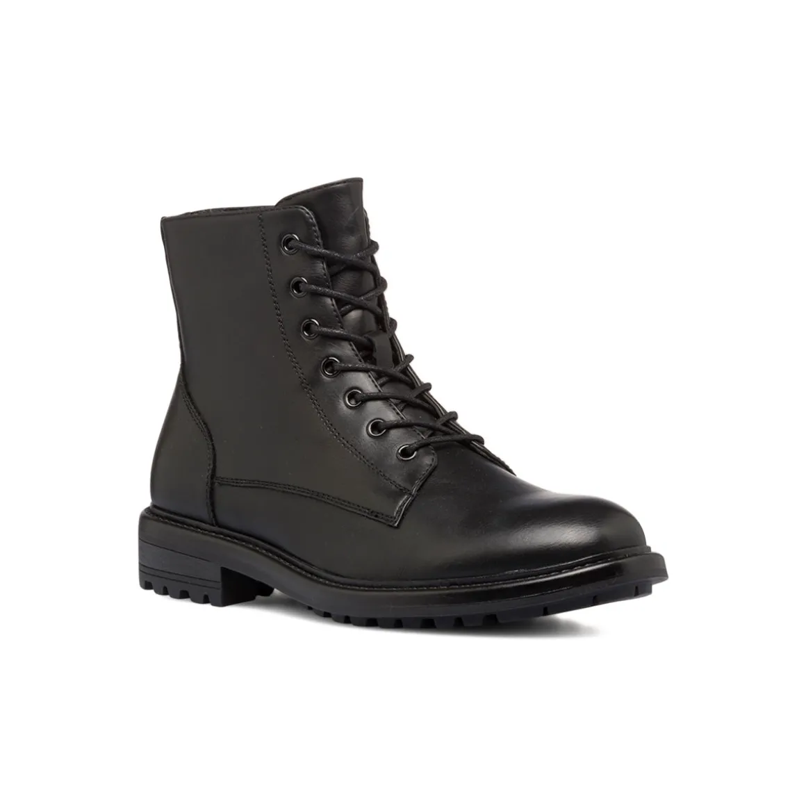 Anfibi neri da uomo con zip Riflessi Urbani