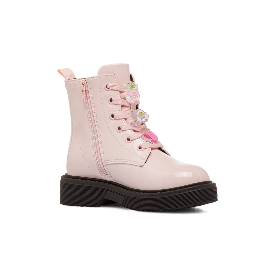 Anfibi rosa da Bambina con charms Le scarpe di Alice