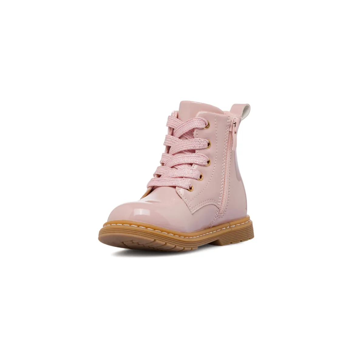 Anfibi rosa da Bambina con cuoricini in paillettes Le Scarpe di Alice