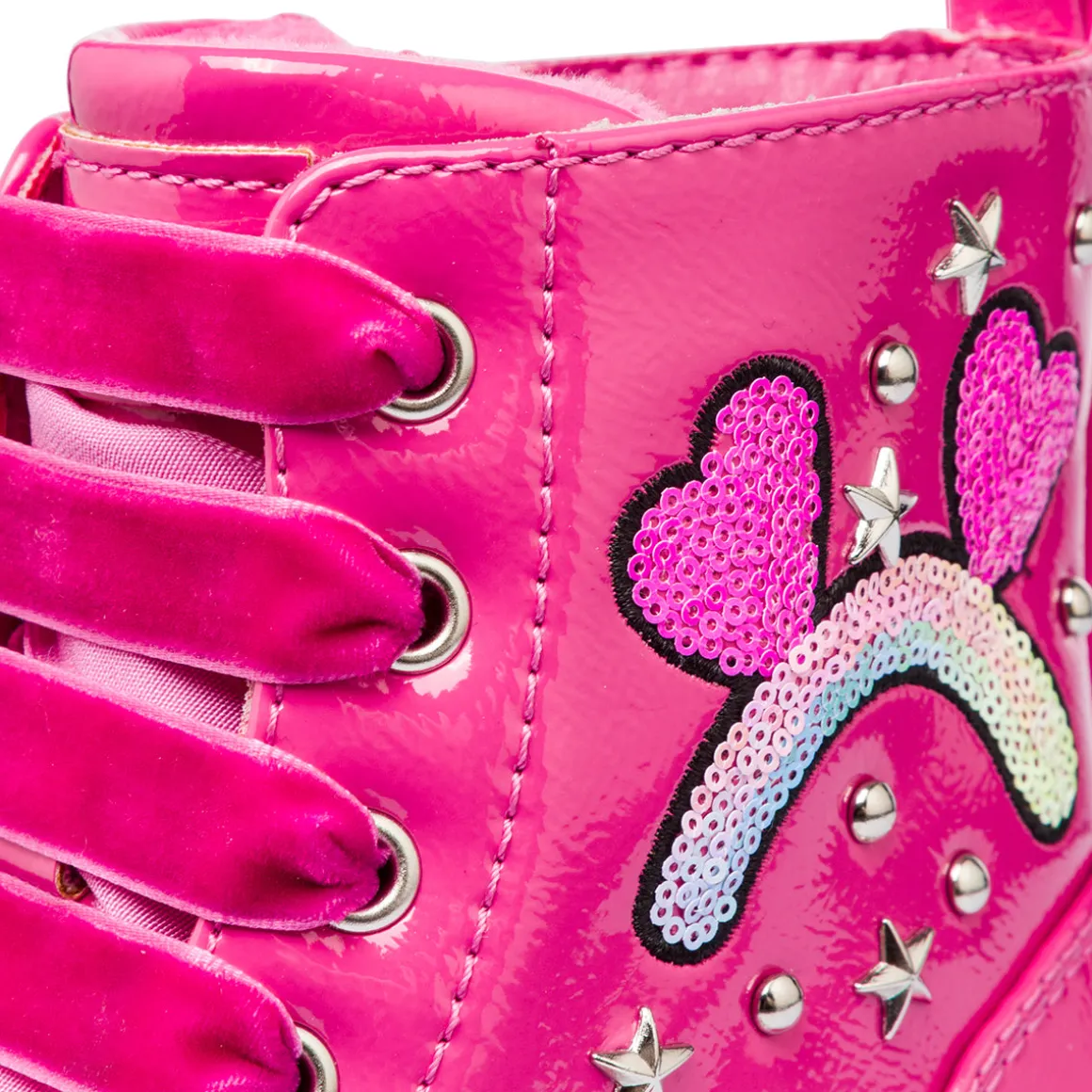 Anfibio fucsia da bambina in vernice Le Scarpe di Alice