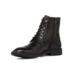 Anfibio nero da uomo con zip Riflessi Urbani