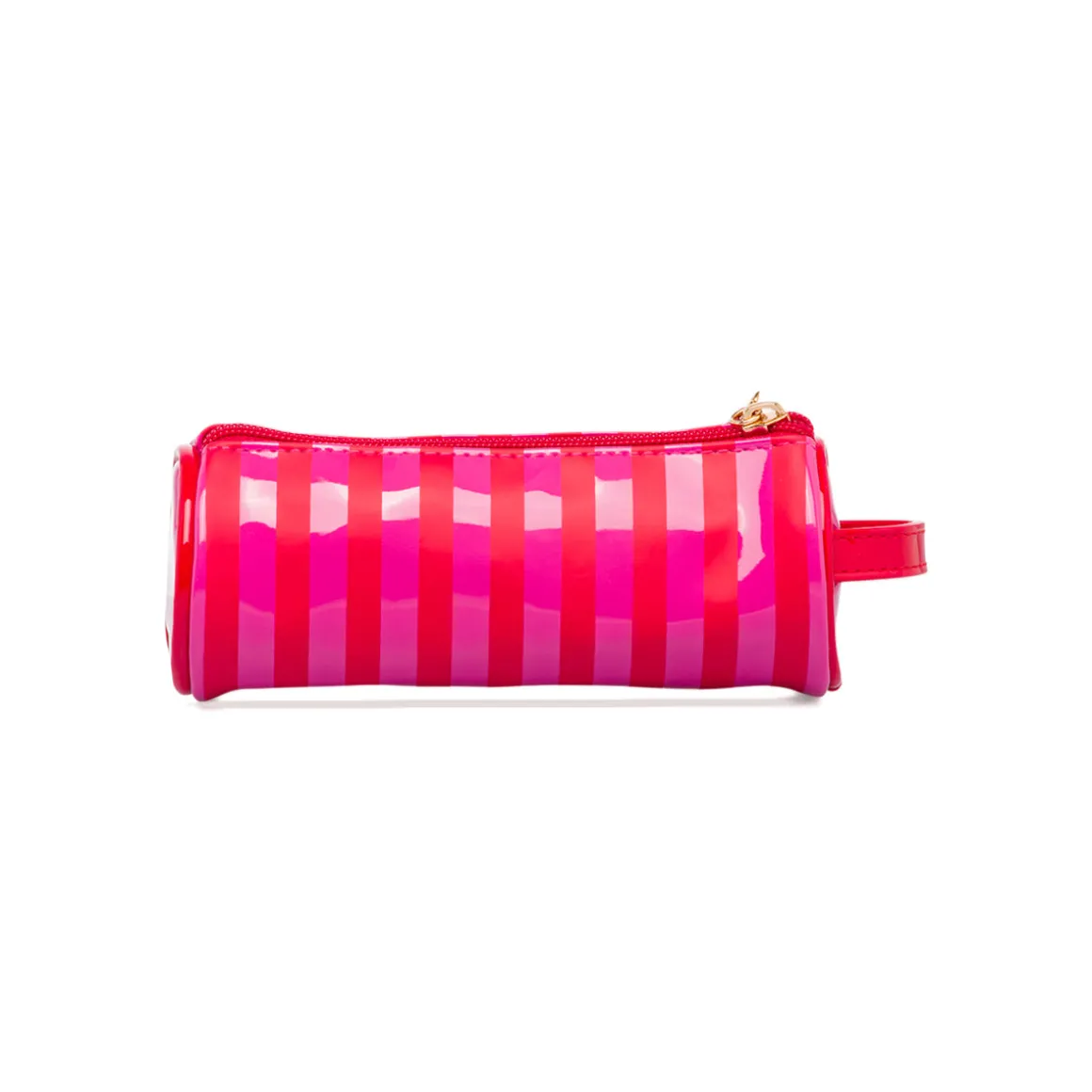 Astuccio tombolino da donna fucsia e rosso a righe Camomilla Milano Sweet Stripes