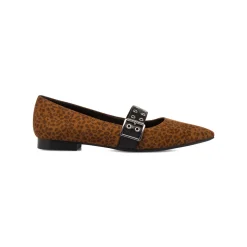 Ballerine con stampa animalier leopardata da Donna Lora Ferres