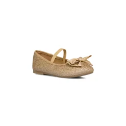 Ballerine in glitter oro da ragazza 10 Baci