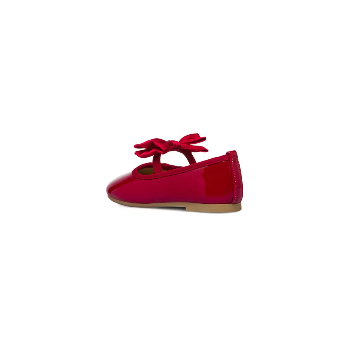 Ballerine in vernice rosse da bambina con fiocco Le Scarpe di Alice