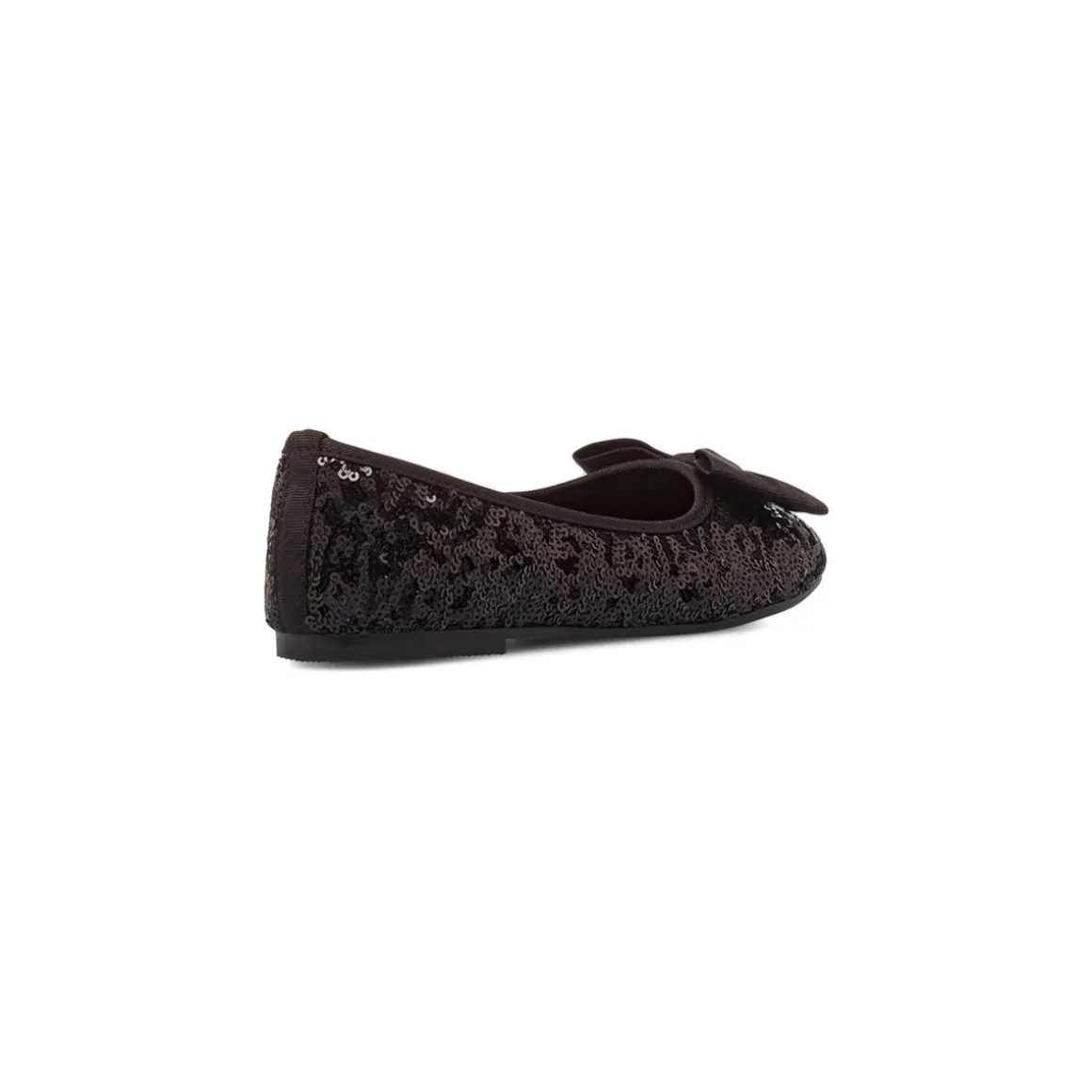 Ballerine nere da Bambina con fiocco e paillettes Dieci Baci