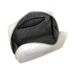 Beauty case Bianco da Donna con logo Camomilla Milano