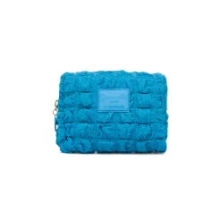 Beauty Case porta oggetti azzurro da Donna con logo Camomilla Milano