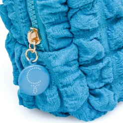 Beauty Case porta oggetti azzurro da Donna con logo Camomilla Milano