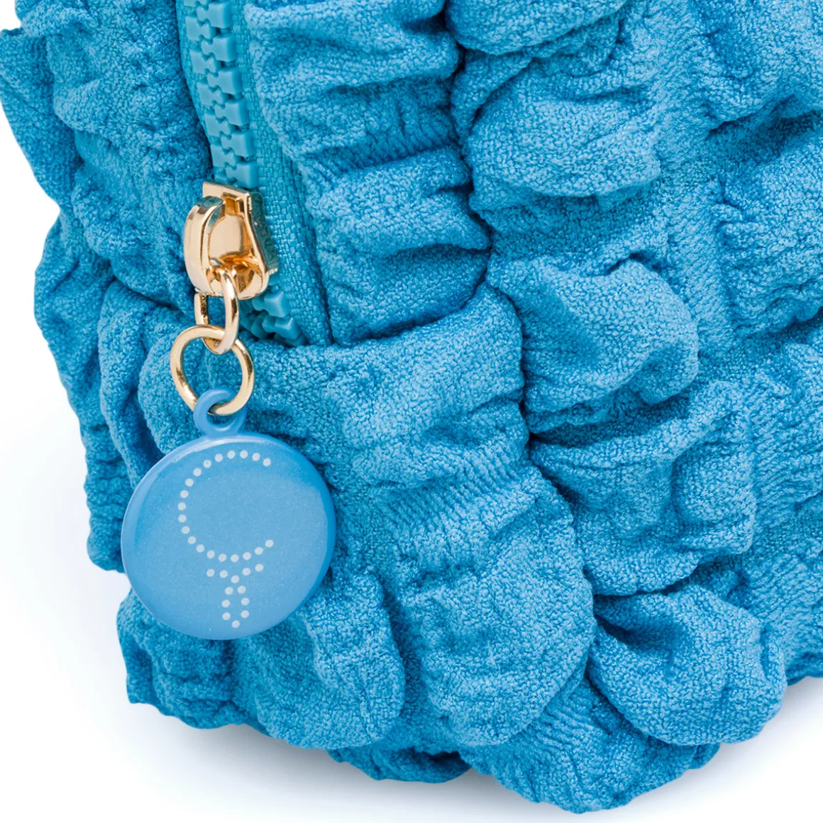 Beauty Case porta oggetti azzurro da Donna con logo Camomilla Milano