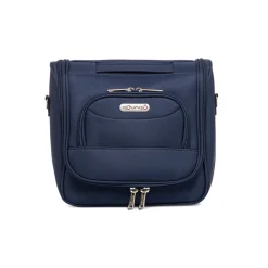Beauty necessaire da viaggio piccolo blu in tessuto Govago