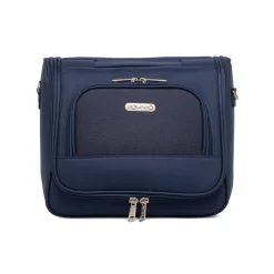 Beauty necessaire grande da viaggio blu in tessuto Govago