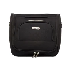 Beauty necessaire grande da viaggio nero in tessuto Govago