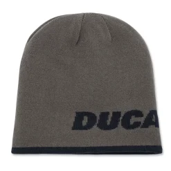 Berretto blu e grigio da uomo con logo Ducati Corse