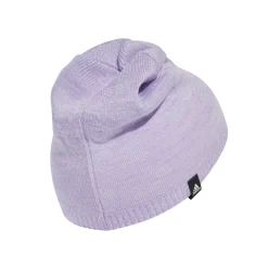Berretto Lilla da Donna con maxi logo e rifinitura a costine adidas