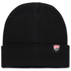 Berretto nero da uomo con logo Ducati Corse