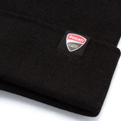 Berretto nero da uomo con logo Ducati Corse