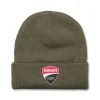 Berretto verde da uomo con badge gommato Ducati Corse