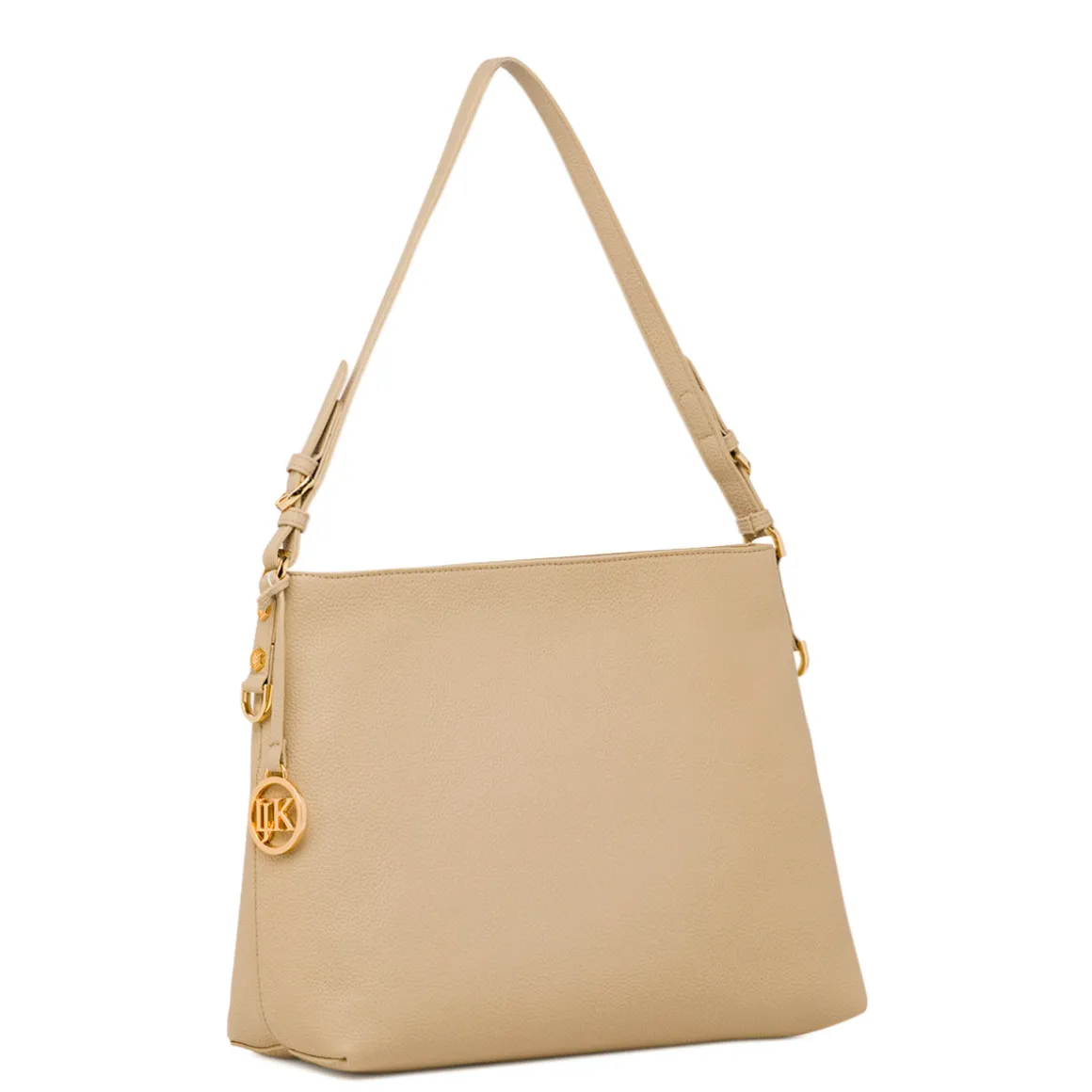 Borsa a mano beige da Donna con ciondolo Lumberjack