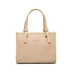 Borsa a mano beige da Donna con manico dettaglio nodo Lora Ferres