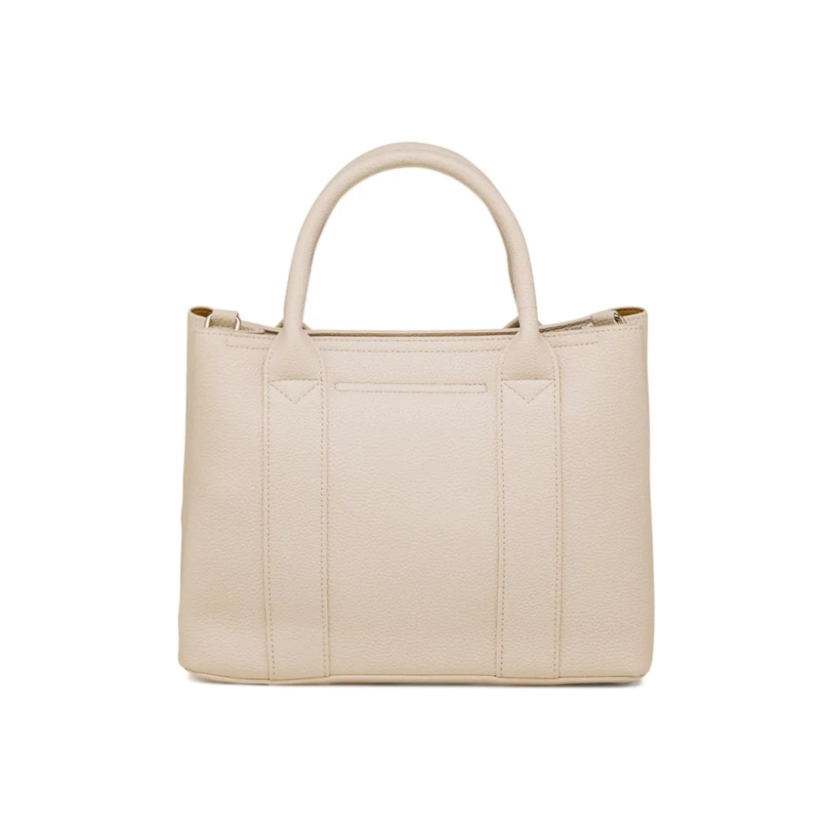 Borsa a mano bianco off-white da Donna con logo in metallo Lora Ferres
