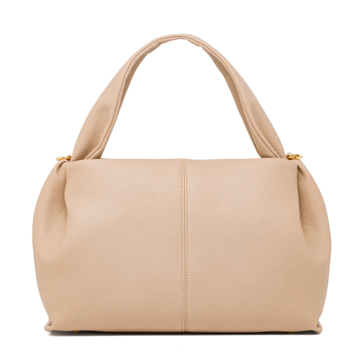 Borsa a Mano da Donna Beige con Manico Imbottito Swish Jeans