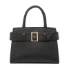 Borsa a Mano da Donna Nera con Fibbia Elegante Swish Jeans
