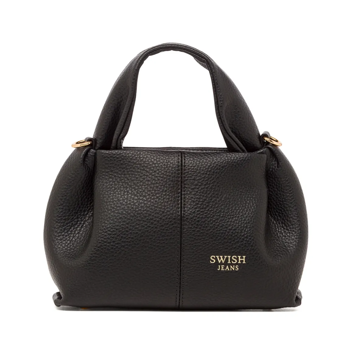 Borsa a Mano da Donna Nera con Tracolla Regolabile Swish Jeans