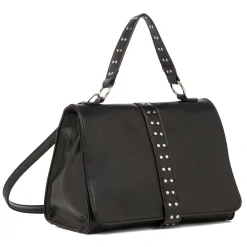 Borsa a Mano da Donna Nera con Borchie Lora Ferres