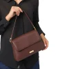 Borsa a mano marrone da Donna con logo Lora Ferres