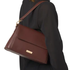 Borsa a mano marrone da Donna con logo Lora Ferres