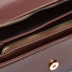 Borsa a mano marrone da Donna con logo Lora Ferres